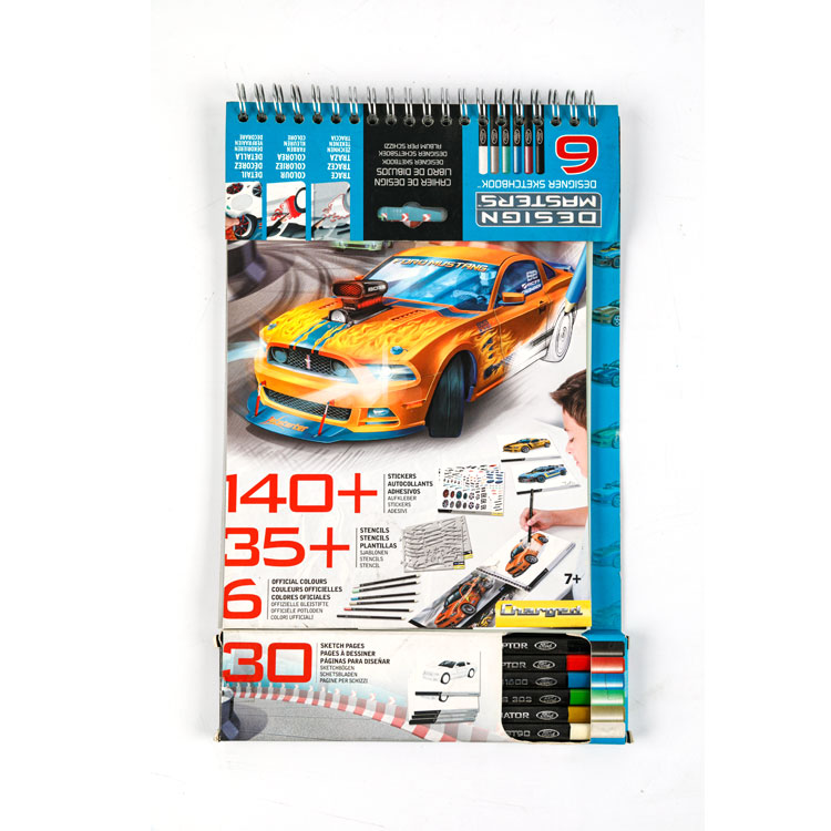 Sketch Book-Top Spiral Book Kereta Lumba Sejuk